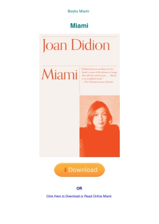 Books Miami