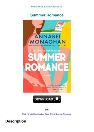 Books Read Summer Romance