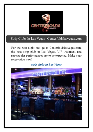 Strip Club In Las Vegas | Centerfoldslasvegas.com