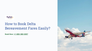 How to Book Delta Bereavement Fares Easily