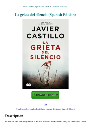 Books PDF La grieta del silencio (Spanish Edition)