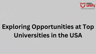 Unlocking Success Through the Top Universities in USA