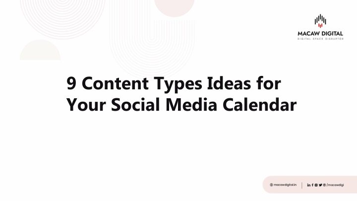 9 content types ideas for your social media