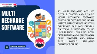 at multi recharge app we offer a classic