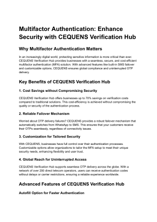 multifactor authentication enhance security with