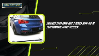 enhance your bmw g20 3 series with
