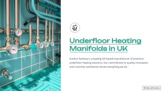 Durable and Reliable Underfloor Heating Manifolds in the UK Market