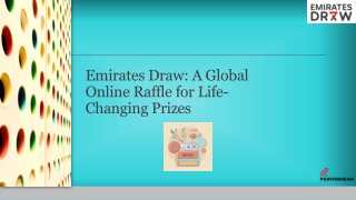 emirates draw a global online raffle for life changing prizes
