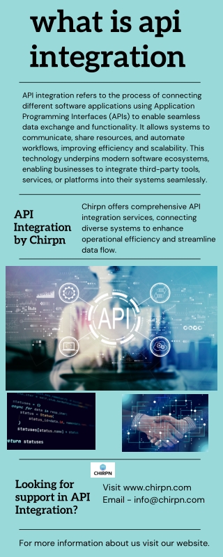 Seamless API Integration Solutions by Chirpn