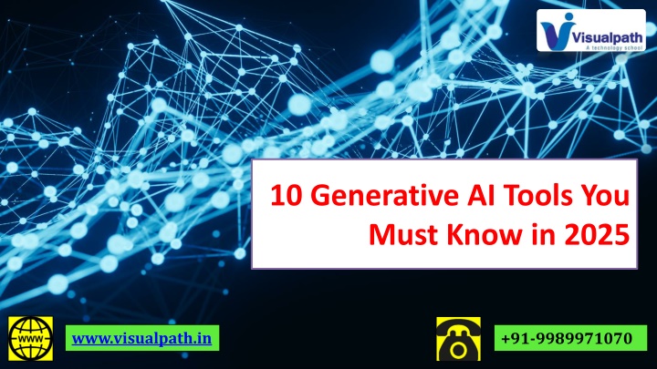 10 generative ai tools you must know in 2025