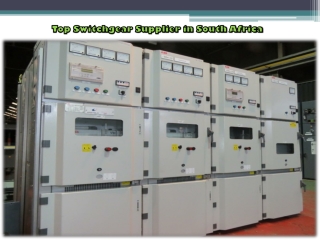 Top Switchgear Supplier in South Africa