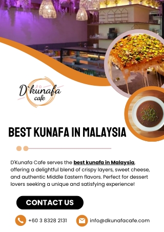 Best Kunafa in Malaysia