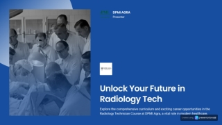 Unlock Your Future Radiology Technician Course in Agra