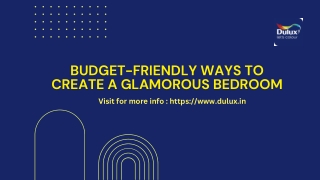 Budget friendly ways to create a glamourous bedroom