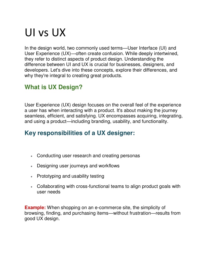 ui vs ux