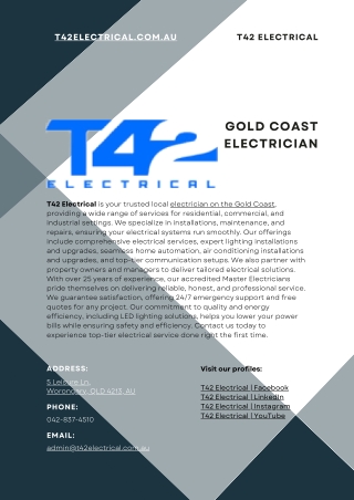 t42electrical com au