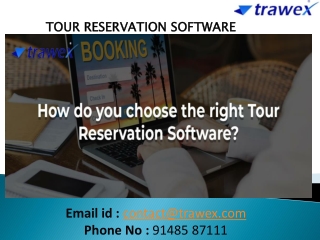 tour reservation software
