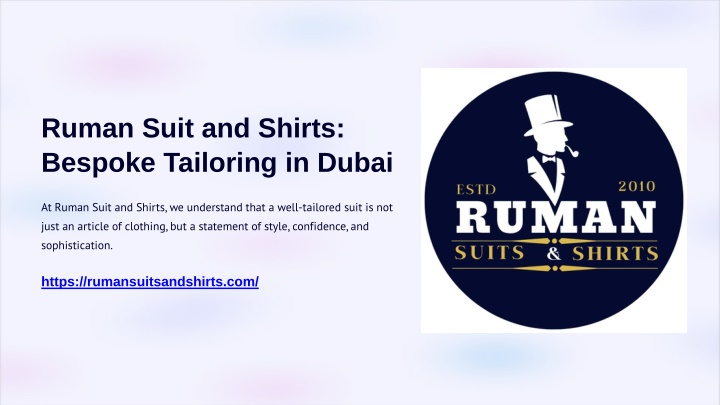 ruman suit and shirts bespoke tailoring in dubai