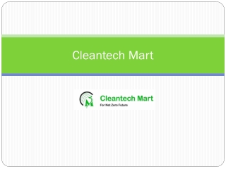 Cleantech Mart- the largest marketplace for Millet and millet products