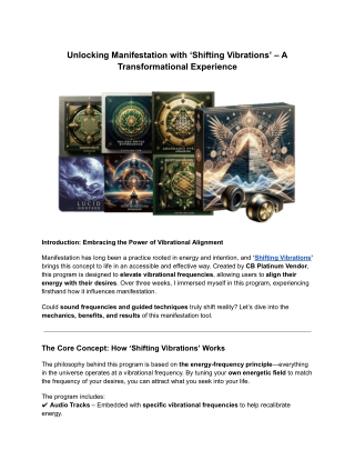 unlocking manifestation with shifting vibrations