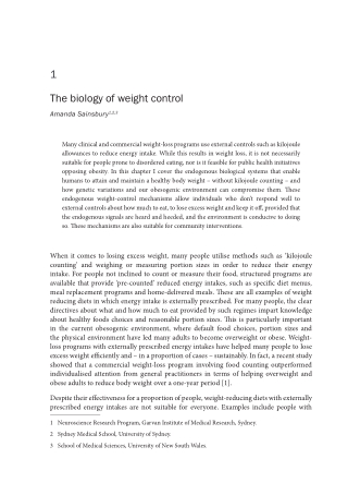 The Biology of Weight Control: Understanding the Science Behind Weight Managemen