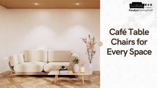 caf table chairs for every space