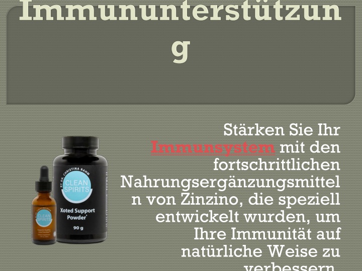 immununterst tzung