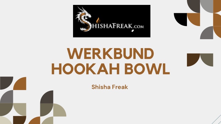 werkbund hookah bowl