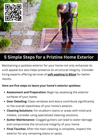 5 Simple Steps for a Pristine Home Exterior