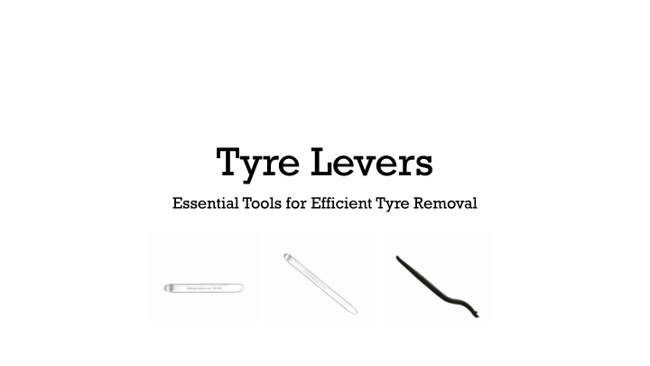 tyre levers