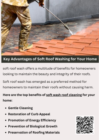 Key Advantages of Soft Roof Washing for Your Home