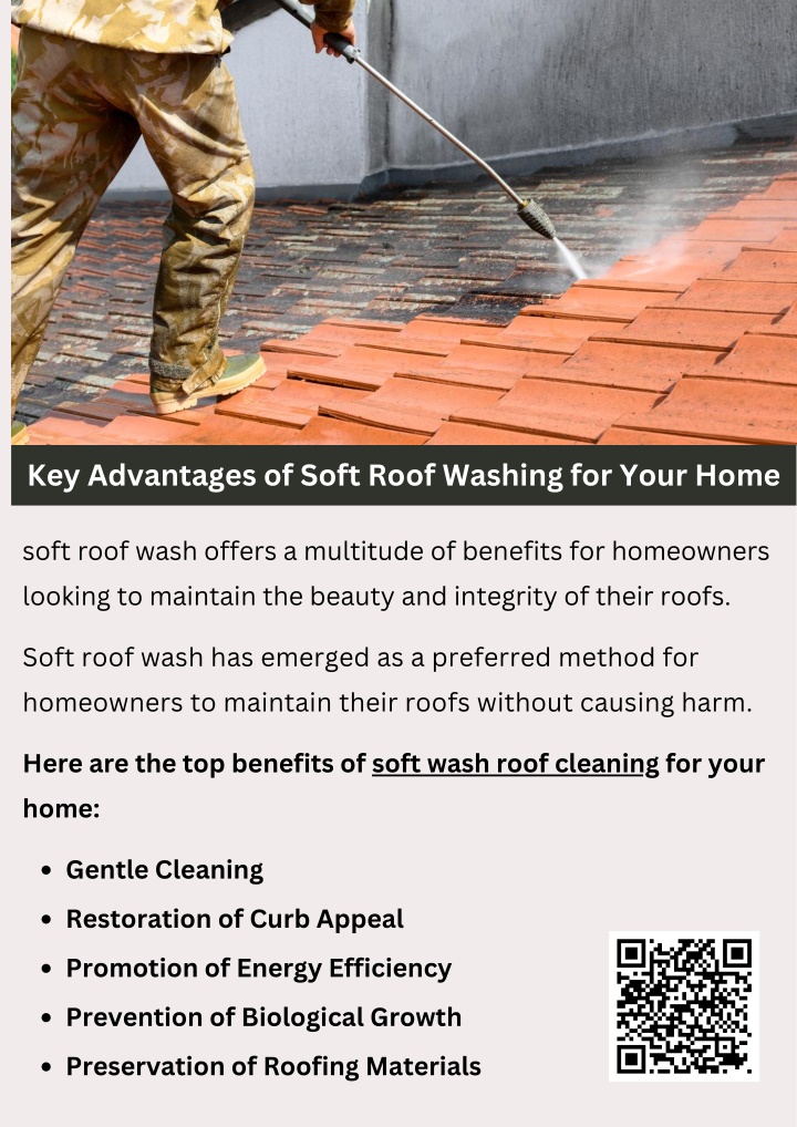 key advantages of soft roof washing for your home