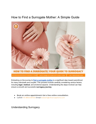 How to Find a Surrogate Mother | Georgia Surrogacy Agency