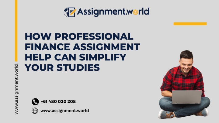 how professional finance assignment help