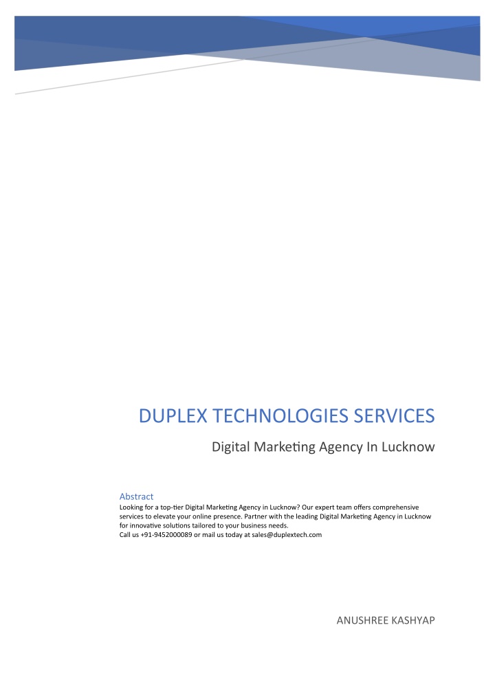 duplex technologies services