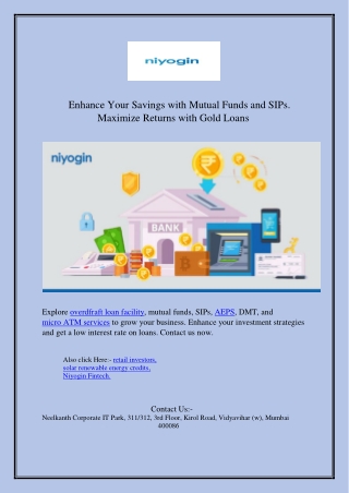 Enhance Your Savings with Mutual Funds and SIPs