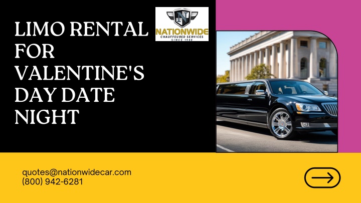 limo rental for valentine s day date night