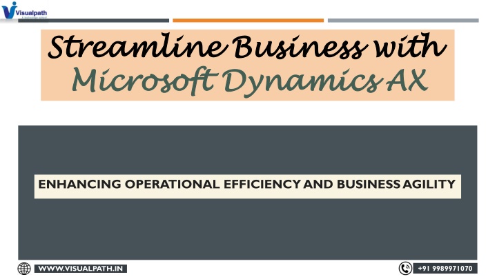 streamline business with microsoft dynamics ax