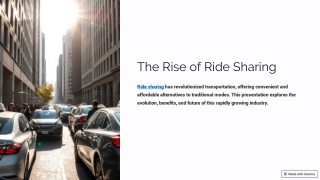 Ride Sharing