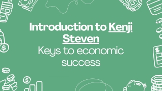 1Kenji Steven: Navigating the Future of Finance with Innovation and Strategy