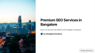 Professional SEO Services in Bangalore | STS Digital Solution