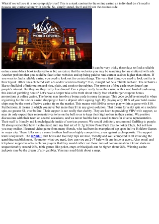 Online Casinos - Why They Are Popular