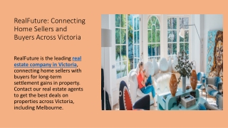 RealFuture Connecting Home Sellers and Buyers Across Victoria