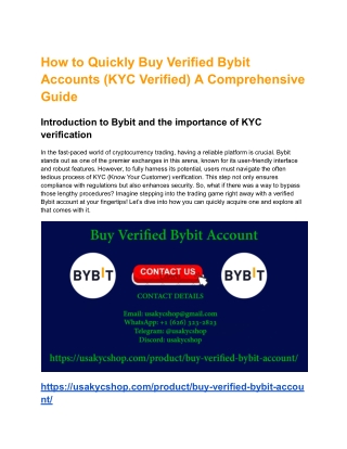 how to quickly buy verified bybit accounts