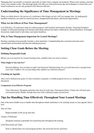 managing time successfully is essential