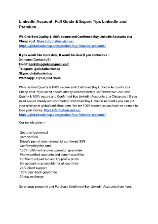 linkedin account full guide expert tips linkedin