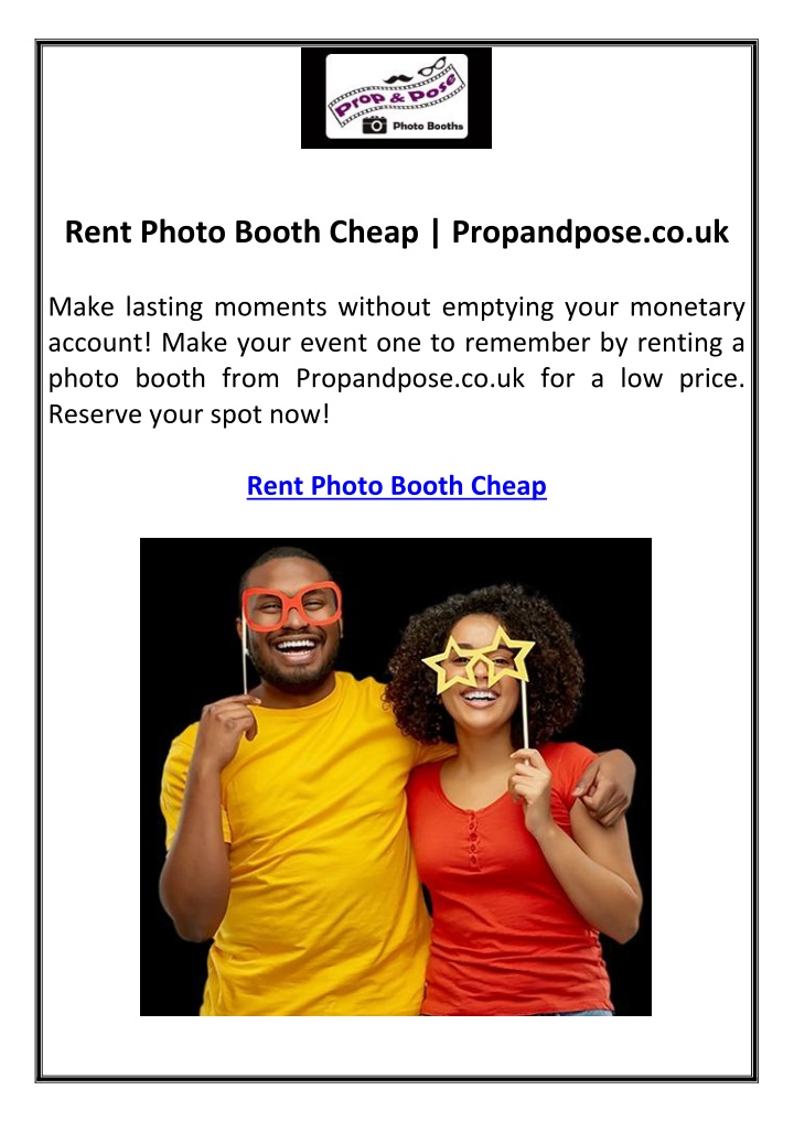 rent photo booth cheap propandpose co uk