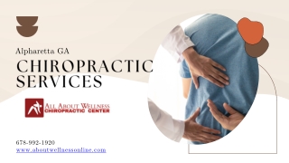 Chiropractic Services Alpharetta GA