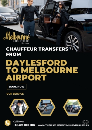 Chauffeur Transfers from Daylesford to Melbourne Airport