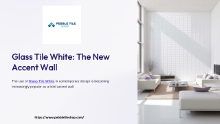 Glass Tile White